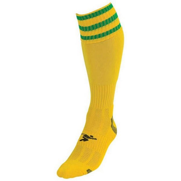 Precision Unisex Adult Pro Football Socks - Yellow/Green