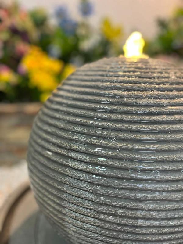 Tranquillity Water Features Radiant Sphere Modern Water Feature