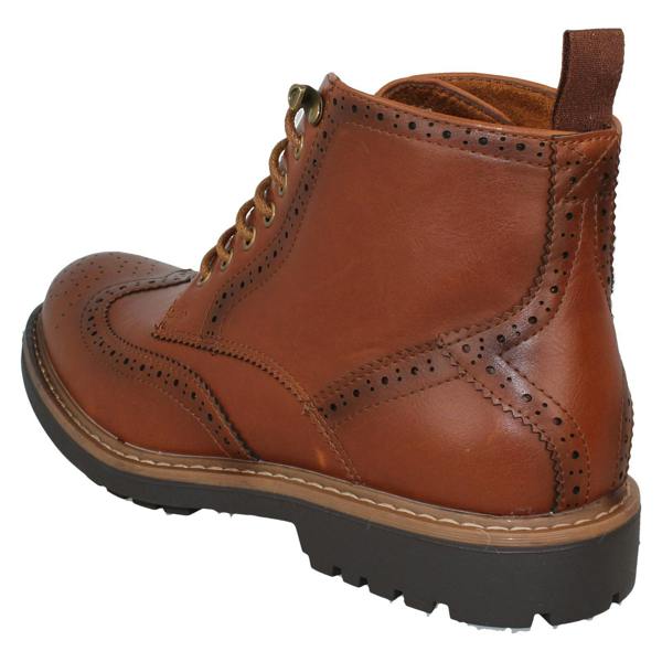 Thomas Blunt Mens Thomas Blunt Brogue Lace Up Casual Smart Ankle Boots A3R079