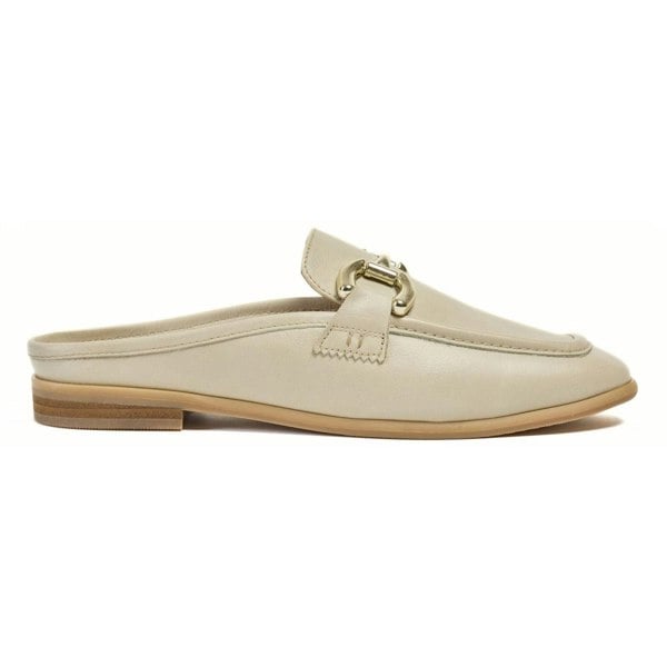 Pod Mila Leather Women's Taupe Mules