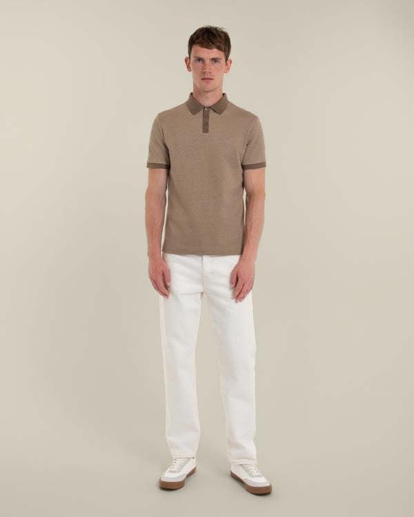 Larsson & Co Jarell - Two Tone Jacquard Polo Shirt