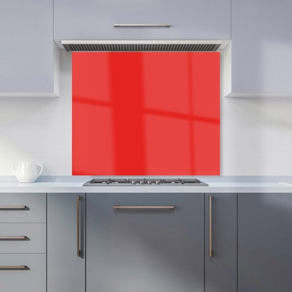 Warren Reed - Designer Fire Engine Red Kitchen Splashback