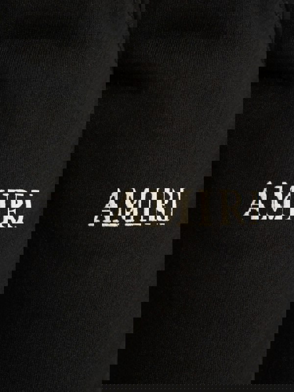 Amiri Puff Logo Sweat Pants – Black