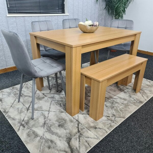 Kosy Koala Dining Table Set with 4 Chairs Dining Room and Kitchen table set of 4, and Benches
