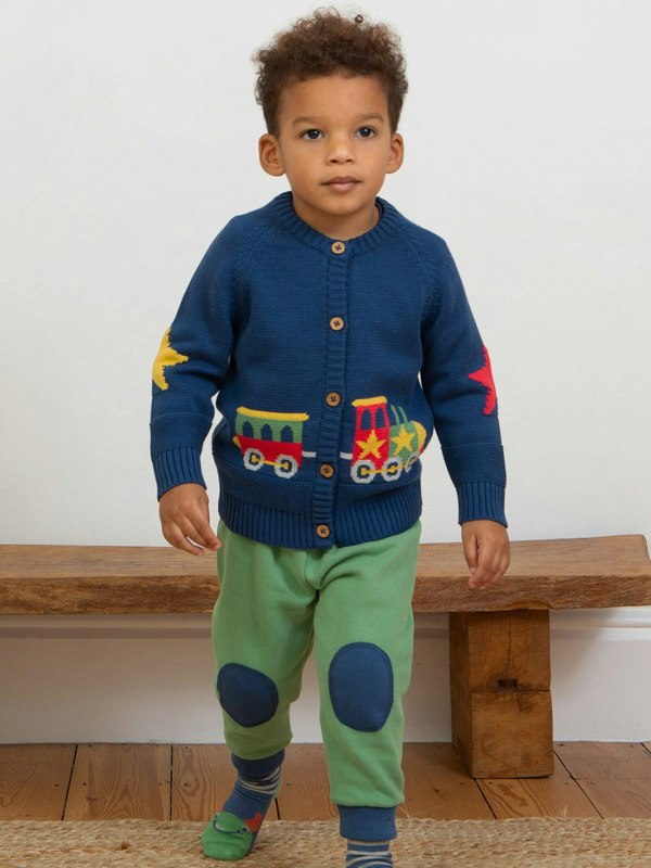 Kite Boys Organic Knee Patch Joggers Fern