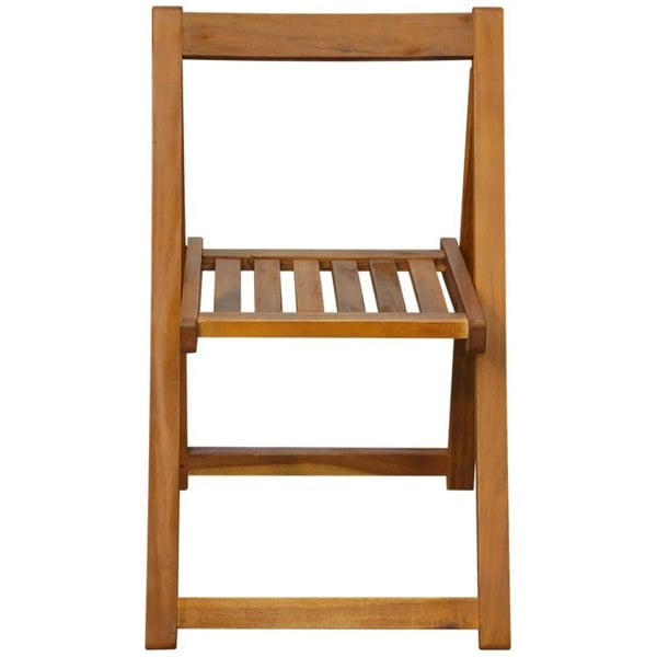 Berkfield 5 Piece Folding Outdoor Dining Set Solid Acacia Wood
