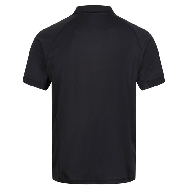 Regatta Professional Mens Coolweave Short Sleeve Polo Shirt - Black