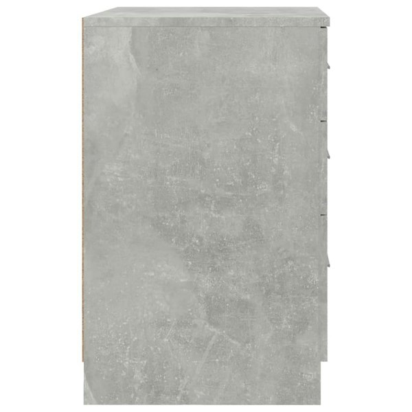 Berkfield Bed Cabinet Concrete Grey 40x40x63 cm Engineered Wood