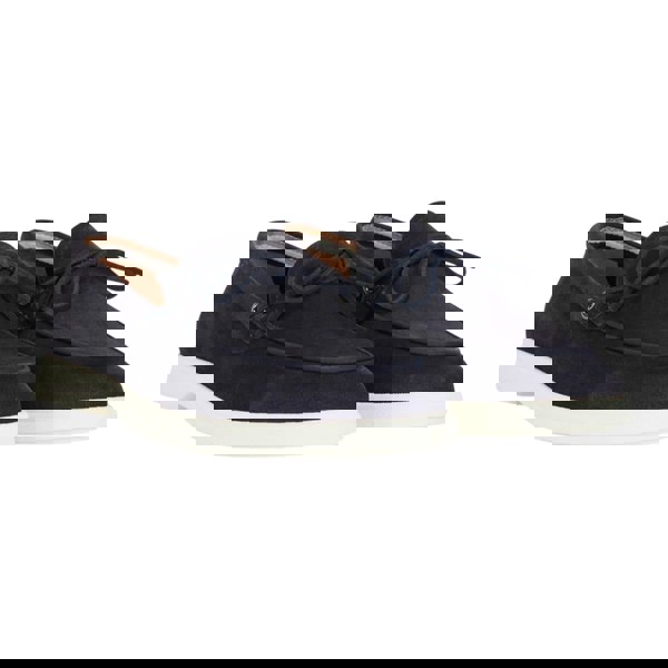 Boss Mens Sienne Suede Moccasins - Dark Blue