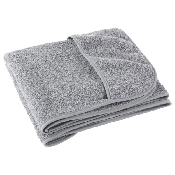 Berkfield Beach Towels 2 pcs Grey 60x135 cm Fabric 400 GSM