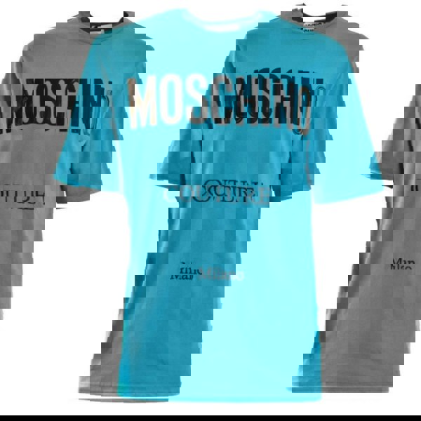 Moschino Couture Gloss Logo Green T-Shirt