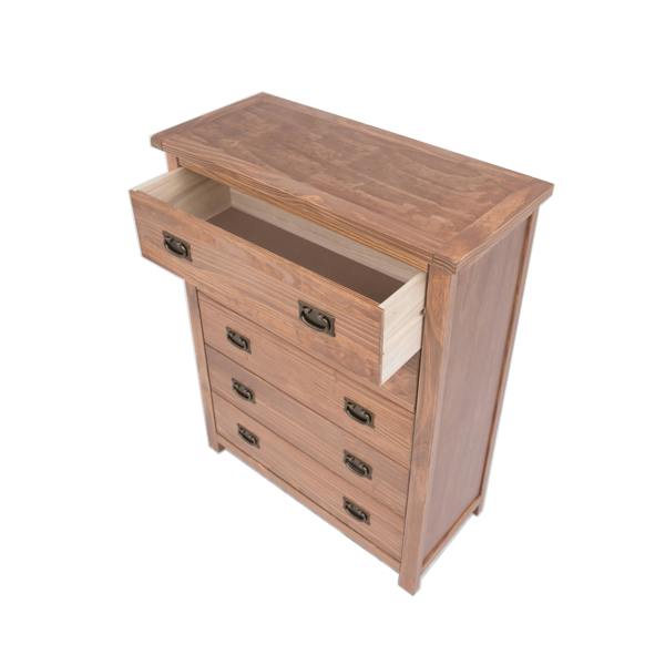 Cabinet Bits Padua 5 Drawer Chest of Drawers Bras Drop Handle