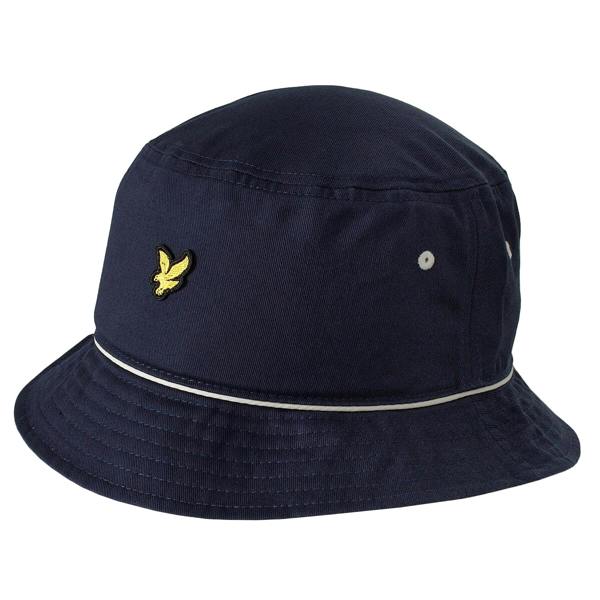 Lyle & Scott Piped Bucket Hat Dark Navy