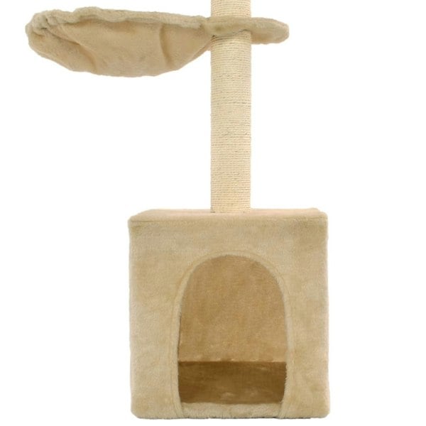 Berkfield Cat Tree with Sisal Scratching Posts 105 cm Beige