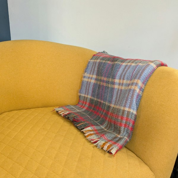 Able2 Wool Blanket - Blue and Green