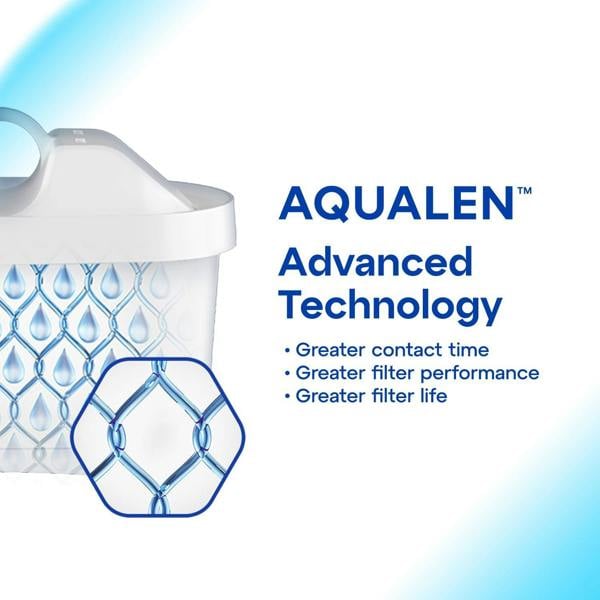AQUAPHOR  Amethyst 2.8 Litre Water Filter Jug in White with 3 x Maxfor+ filter