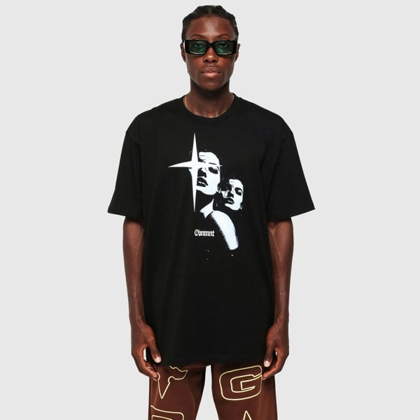 GVNMNT Clothing Co Two Face Tee - Black