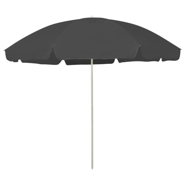 Berkfield Beach Umbrella Anthracite 300 cm