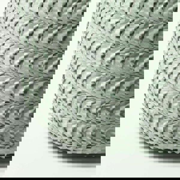 HOMESCAPES Grace Pleated Velvet Pouffe