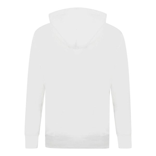 Cavalli Class Zebra Print Logo Hoodie - White