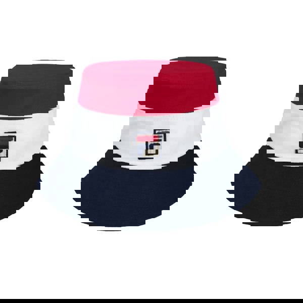 Fila Marco Tri Colour Heritage Logo Bucket Hat Fila Red/Gardenia/Fila Navy