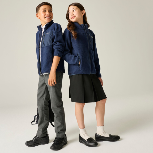 Regatta Kids Frankie Full Zip Fleece Jacket - Navy