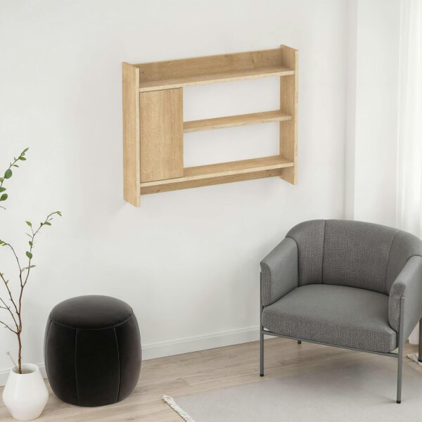 Decortie Fleet Wall Shelf Unit with Cabinet