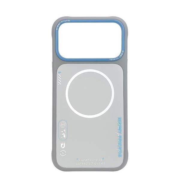 Nimmy Friends Nimmy Cool & Cute 2.0 Case with MagSafe for iPhone 17 Pro Max 6.9" Grey Blue - N-YJKM-CX2.0-IP17-PRO-MAX-05