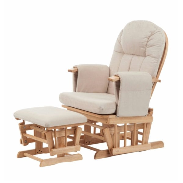 Kub Nursing Chair and Footstool - Mothercare Best Seller - Natural/Beige