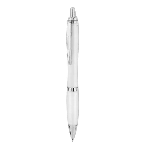MidOcean Rio RPET Ballpoint Pen - Transparent White - 