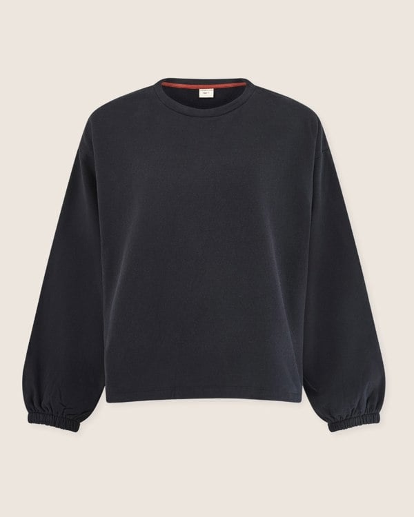 organic cotton Ivy Black Sweatshirt - image 2