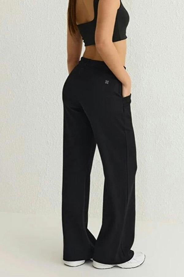 WOVCOR Soft Fabric Sport Knit Jogger with Pockets and Reflective Print