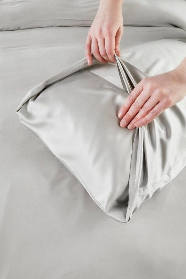 Bamboo Housewife Pillowcases in Smoke Grey - Pillowcases & Shams
