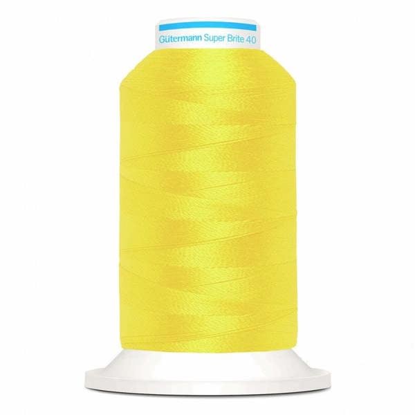 Gutermann Super Brite Polyester 40 Embroidery Thread 1000m Polyester Thread Suitable For Embroidery