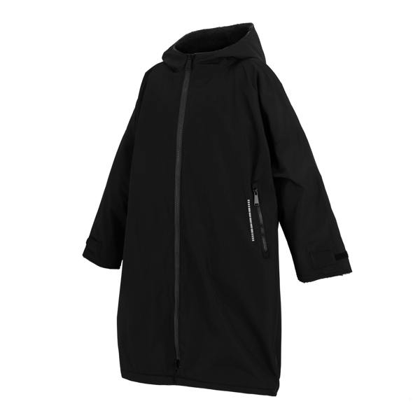 Regatta Professional Childrens/Kids Pro Changing Robe - Black/Slate Grey - 