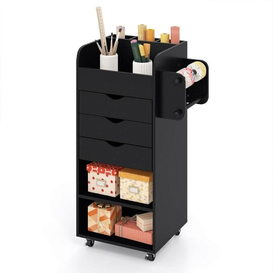 Havendro Storage Cart Rack Trolley on Wheels Roll Cart Kitchen Storage Shelf Organiser