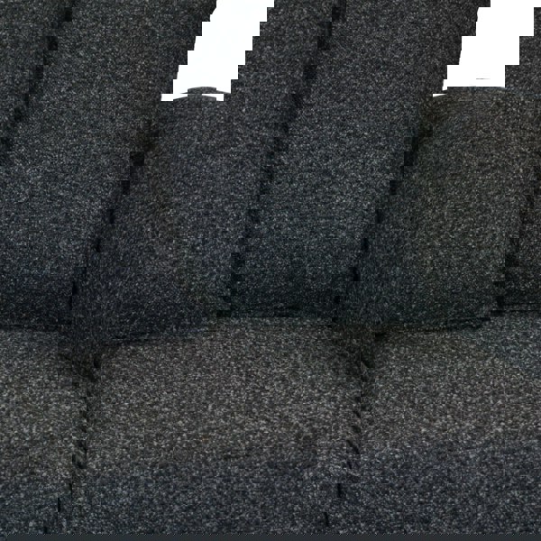 Furnishings For Less Paris Boucle Charcoal Fabric 2 Seater Sofa