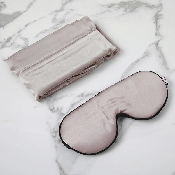 White Lotus Beauty 100% Mulberry Silk Pillowcase and Eye Mask Set Cruelty Free