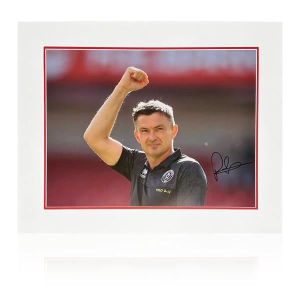 Paul Heckingbottom Sheffield United Signed Mount