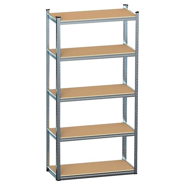 5 Tier Heavy Duty Metal Boltless Adjustable Garage Storage Shelving Units