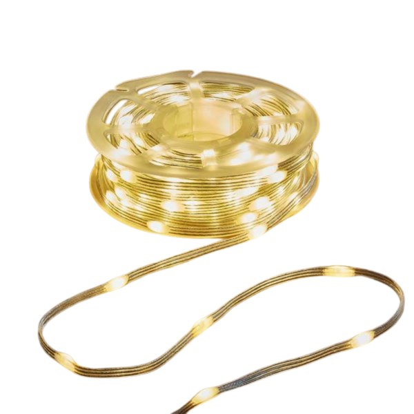 Samuel Alexander 37.5m Light up Christmas Two Tone String Lights with 500 Warm White & Cool White LEDs
