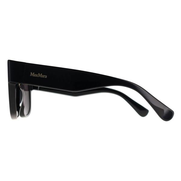 Max Mara Sunglasses MM0145 Glimpse 7 01A Black Smoke Grey
