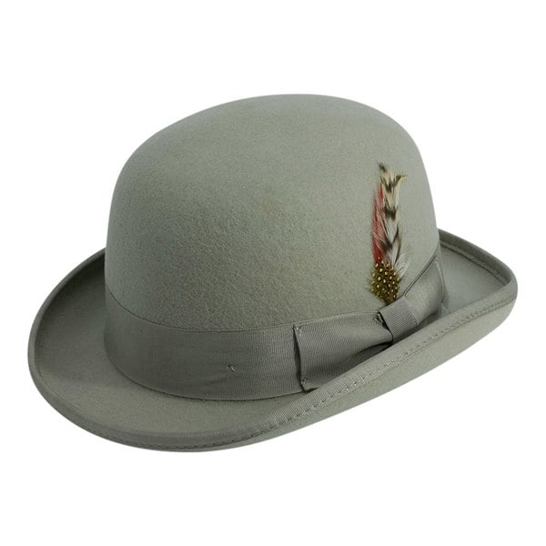 Gamble & Gunn Grey Wool Bowler Hat Gamble & Gunn