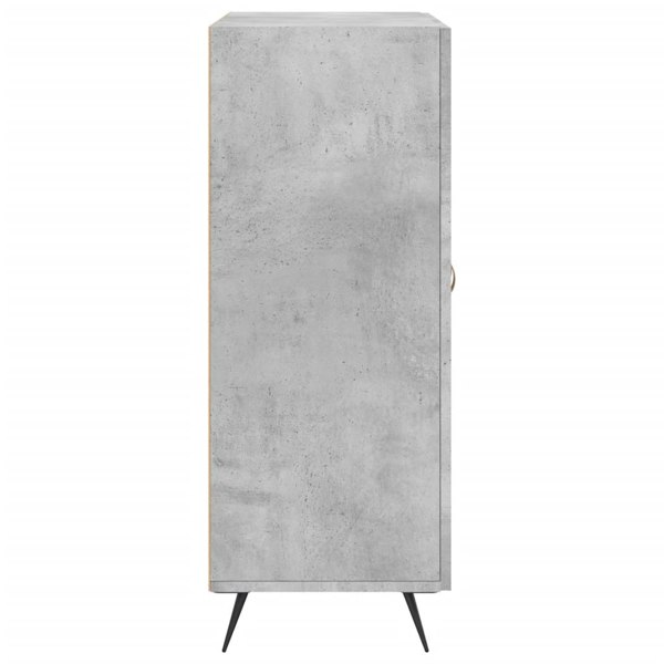 Berkfield Sideboard Concrete Grey 69.5x34x90 cm Engineered Wood