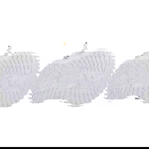 HEYDUDE Wally Funk Open Mesh Shoes - White/White