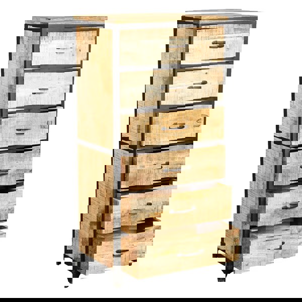 IH Design Herica Industrial Vintage Mintis Tall Chest of Drawers