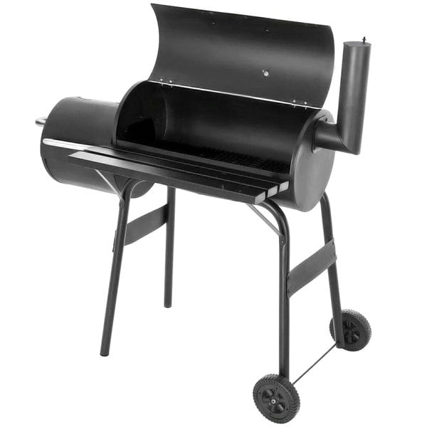 Charcoal BBQ Grill with Offset 2-in-1 Smoker BBQ Grills Living and Home