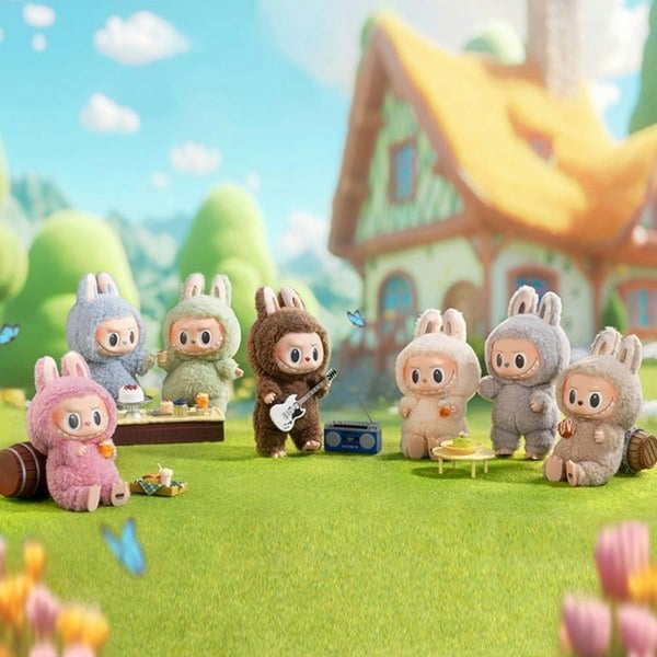 THE MONSTERS – Exciting Macaron Series Whole Set (6 Boxes) | Labubu Designer Vinyl Face Blind Box Collectible Art Toys - Brand New