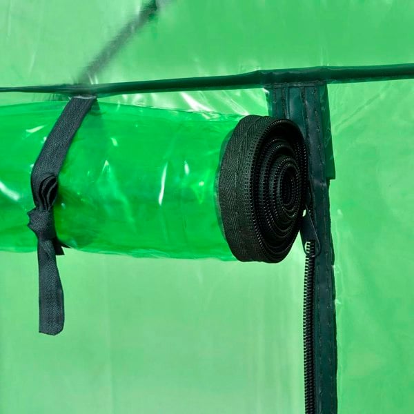 Berkfield Walk-in Greenhouse with 4 Shelves