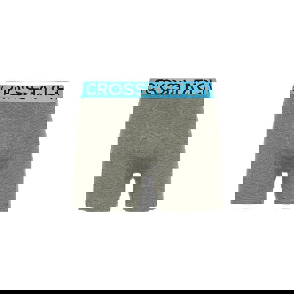 Crosshatch Mens Knightling MVE Boxer Shorts (Pack of 3) - Blue/Black/Grey - 